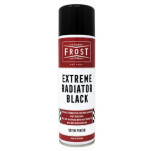 FROST Satin Black - Radiátor selyemfényű fekete aeroszol 500ml